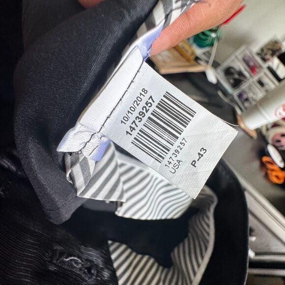 Banana Republic Logan Fit Black Italian Wool Pants Women’s Size 8 Dress Trousers - Picture 9 of 9